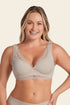 Leonisa Deep Coverage Soft Lightly-lined Lace Underwire Bra